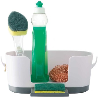 kitchen space saving plastic dish racks dishcloths storage organizer sponge holder sink caddy with drain